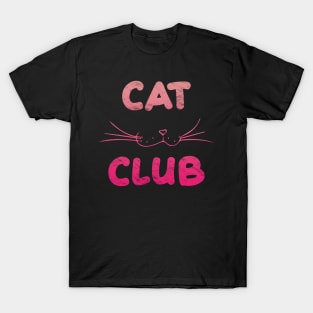 Cat Club - Pink T-Shirt